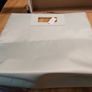 Sleek Light Green Tote Bag